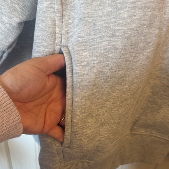 Rae Mode Heather Gray Half-Zip Sweater - Picture 5 of 9